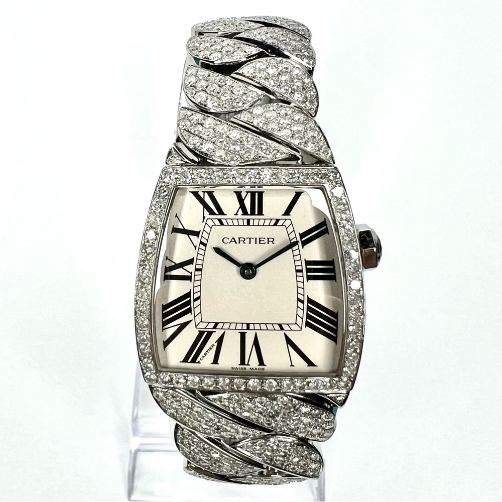 CARTIER LA DONA 2835 Quartz 28mm Steel 6.97TCW Diamond Watch